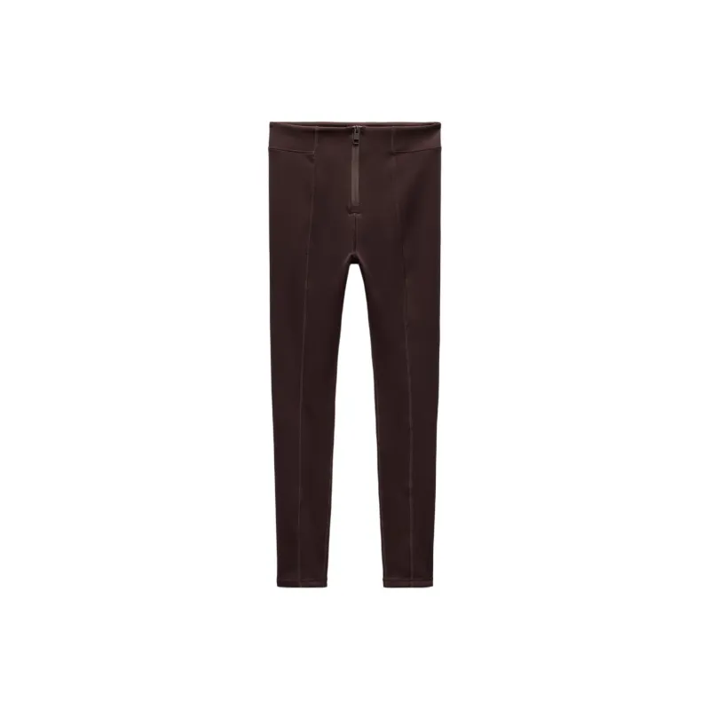 ZARA ZW Series Leggings Women's Brown-0