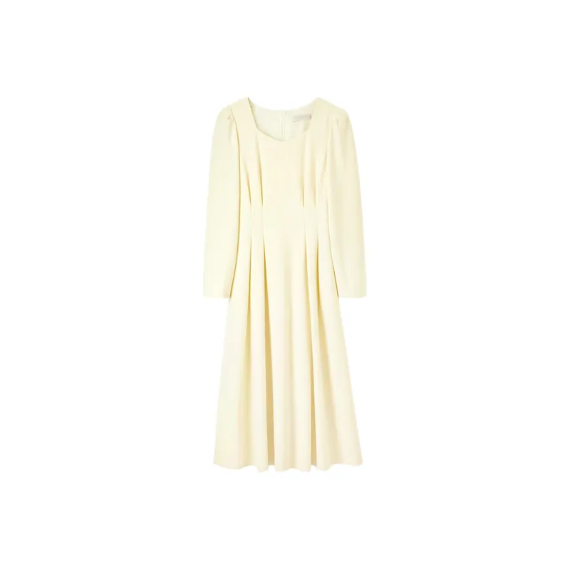 SENTUBILA Long Sleeved Dresses Women's Red-5