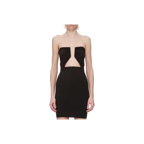 RICK OWENS/RO FW24 Sleeveless Dress Women's Black