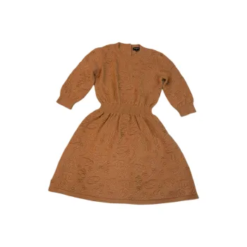 CHANEL 21A Short Sleeved Dress Women's Orange