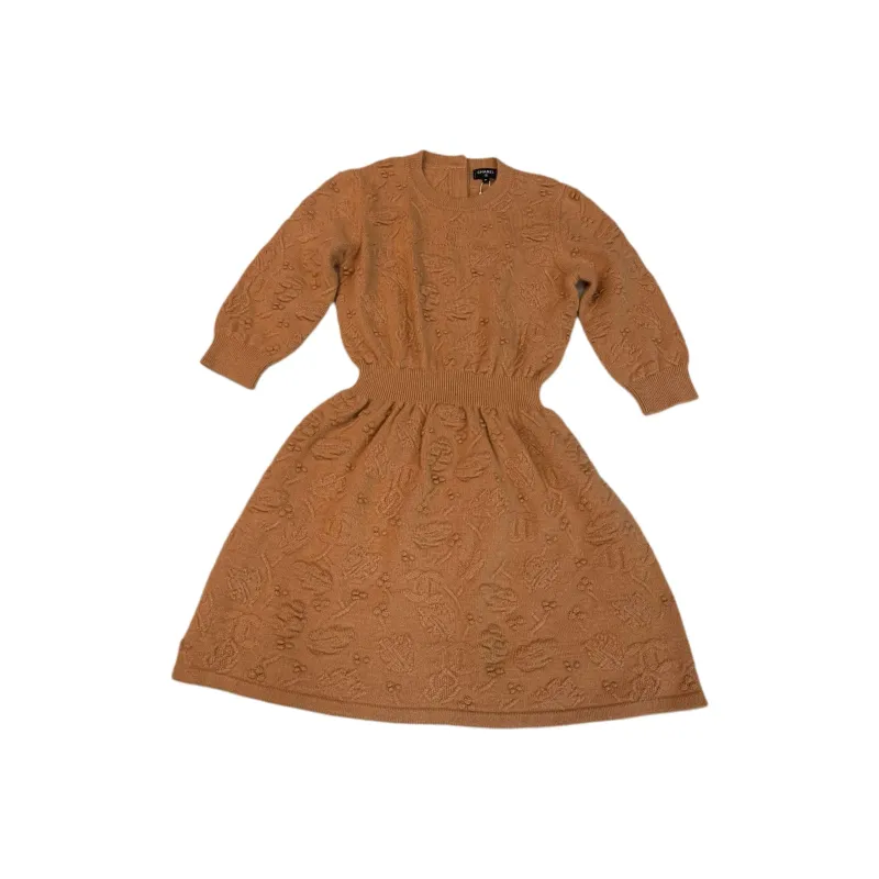 CHANEL 21A Short Sleeved Dress Women's Orange-0