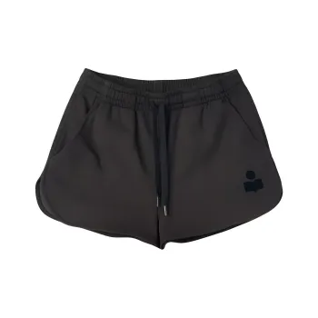 ISABEL MARANT Logo Printed Drawstring Track Shorts