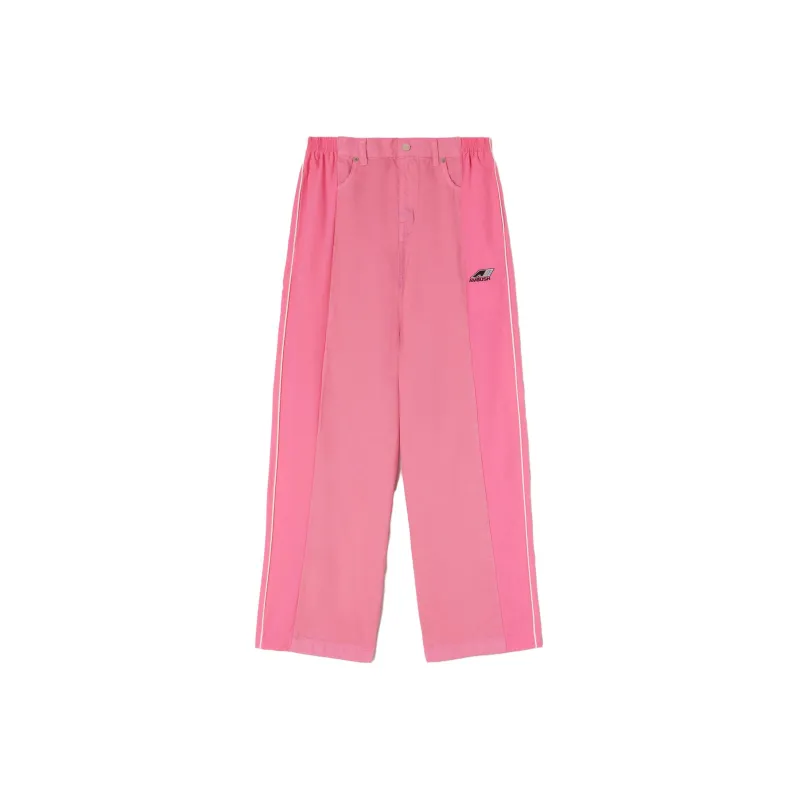 AMBUSH Logo Embroidered Wide Leg Trousers-0