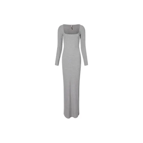 SKIMS Long-Sleeved Dresses Women's Gray