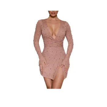 OH POLLY CHELSEA Long-Sleeved Dresses Women's Beige/Beige