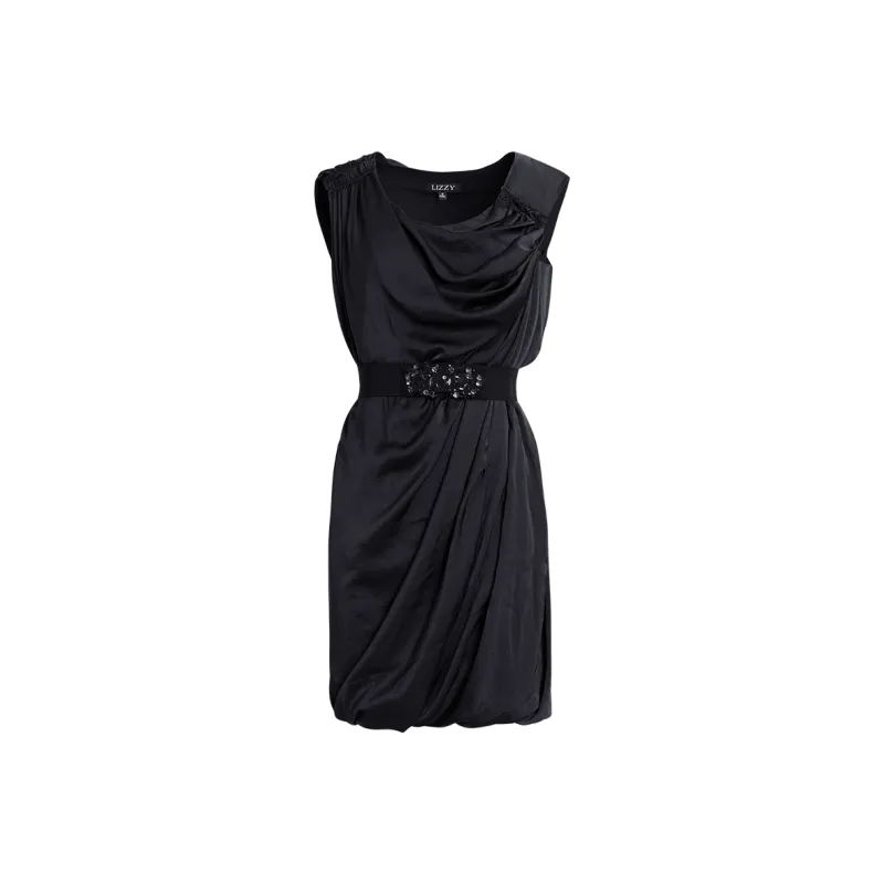 LIZZY Sleeveless Dress Women's Dark Blue-0