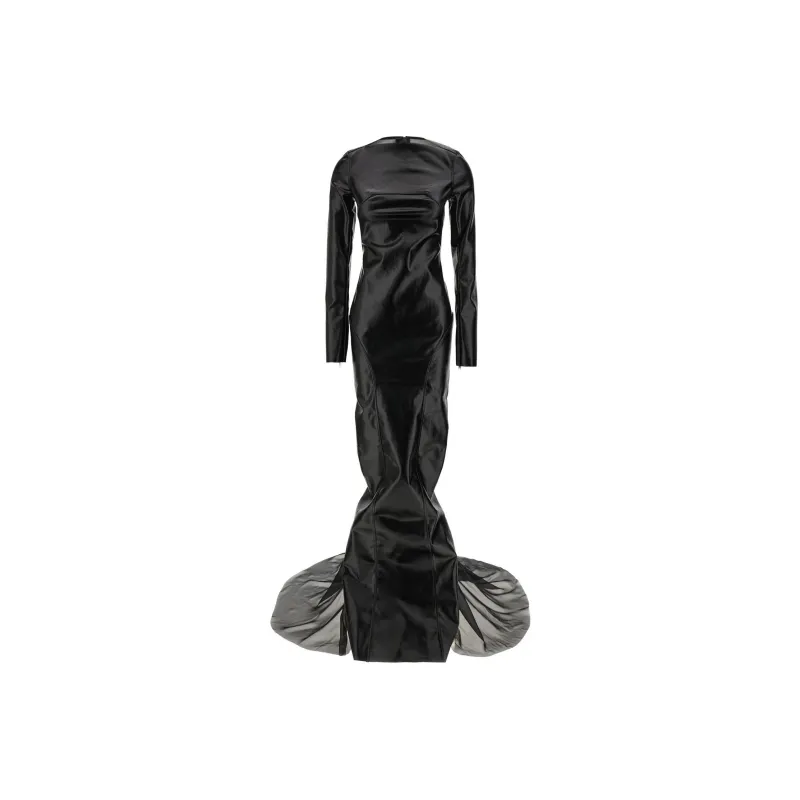 RICK OWENS Long Sleeved Gown-0