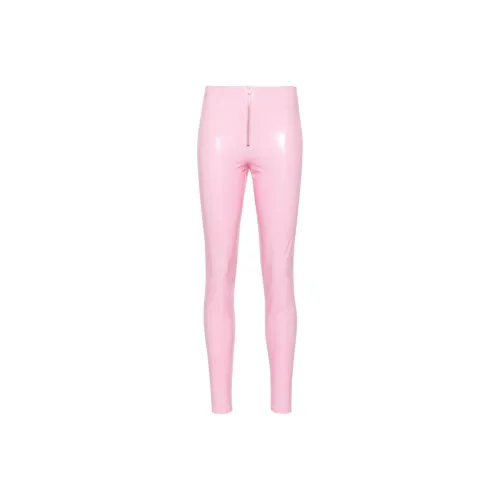 Patrizia Pepe Coated-finish Leggings
