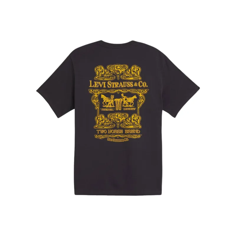 Levis T Shirts Men Black-1