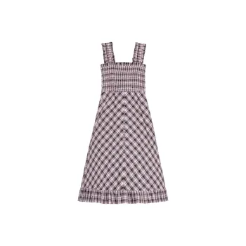 GANNI SS24 Slip Dress Women's Light Purple