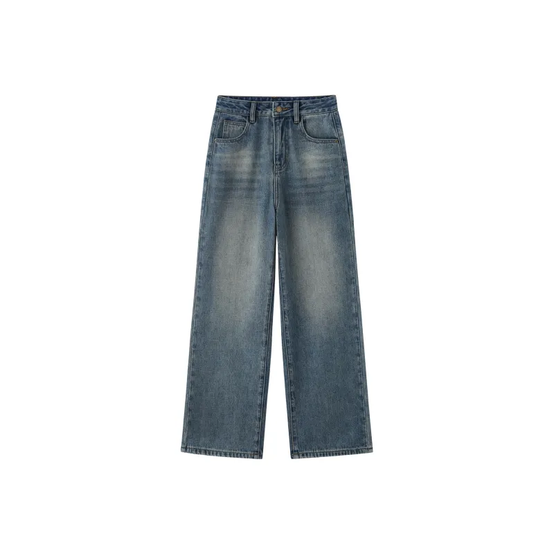 Luqingyi Jeans Women's Blue-0