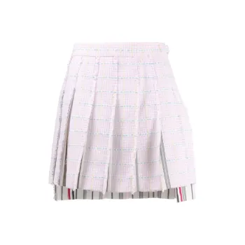 THOM BROWNE Casual Short Skirts Women's Light Pink