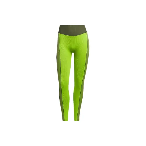Adidas Ivy Park Halls Of Ivy 3 Stripes Knit Tights 2.0 Semi Solar Slime/Wild PIne