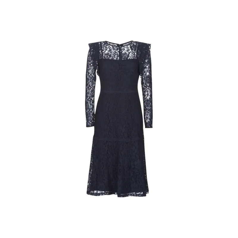 Ralph Lauren Long Sleeved Dress Women's Marine Blue-0