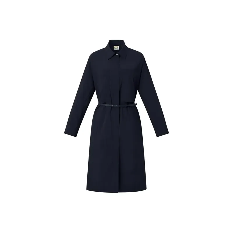 HAZZYS Long Sleeved Dresses Women's Navy Blue-0