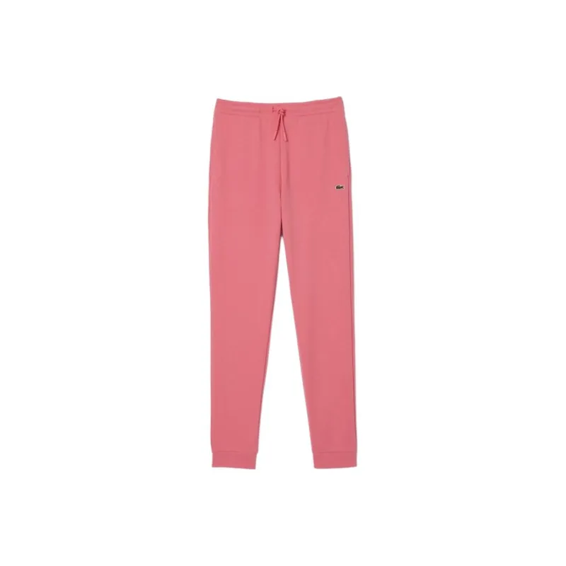 LACOSTE Knitted Sports Pants Women's Pink-0