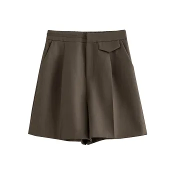 Initial Language Casual Shorts Women's