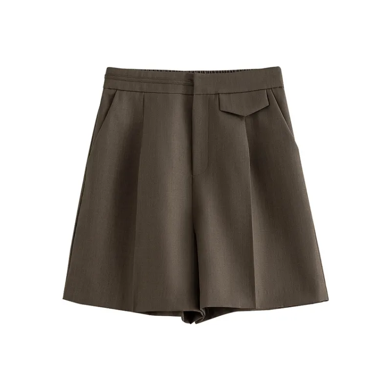 Initial Language Casual Shorts Women's-0