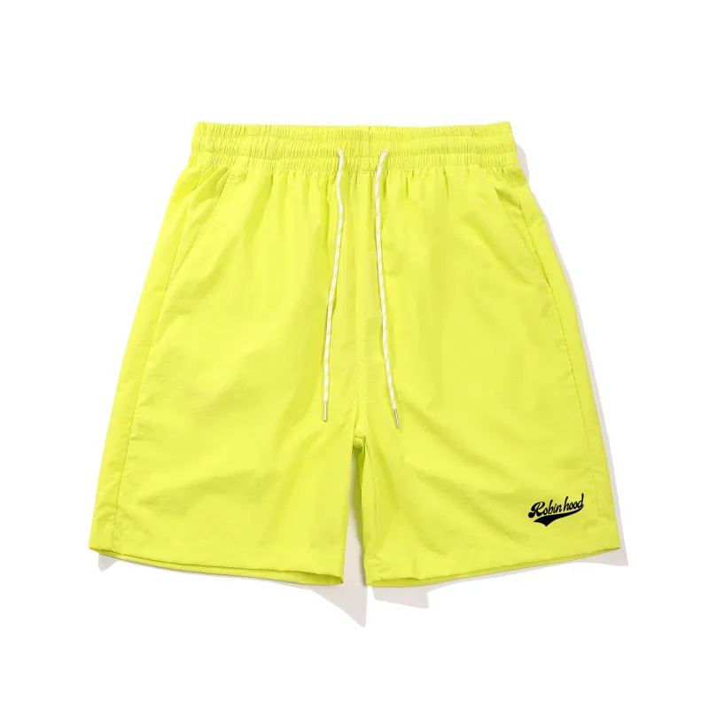 ROBINHOOD Casual Shorts Unisex Orange Yellow-60