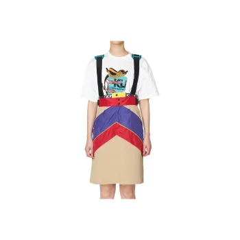 KOLOR Colour block Dungaree Dress