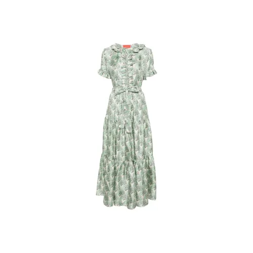 La DOUBLEJ. Fan print Maxi Dress