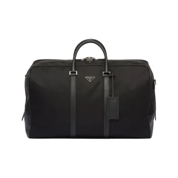 PRADA Re Nylon Recycled Polyamide Handbag, Shoulder Bag, Travel Bag Men's Black