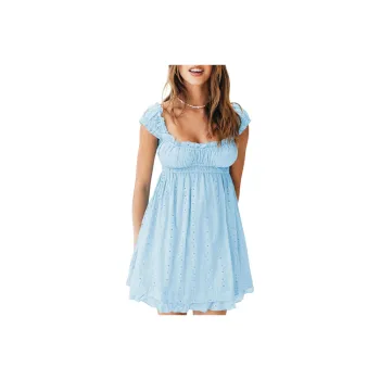 PRINCESS POLLY CARLITA MINI DRESS Sleeveless Dress Women's BLUE/Blue