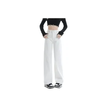 Rose Jeans Women's White Extended Length