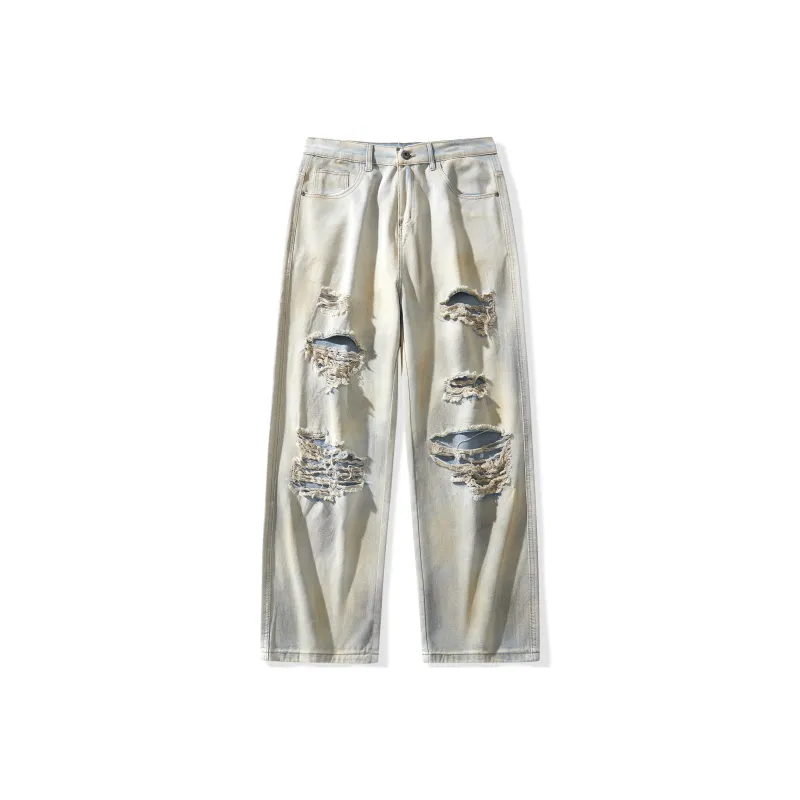 ZRO Jeans Unisex Yellow Mud-0