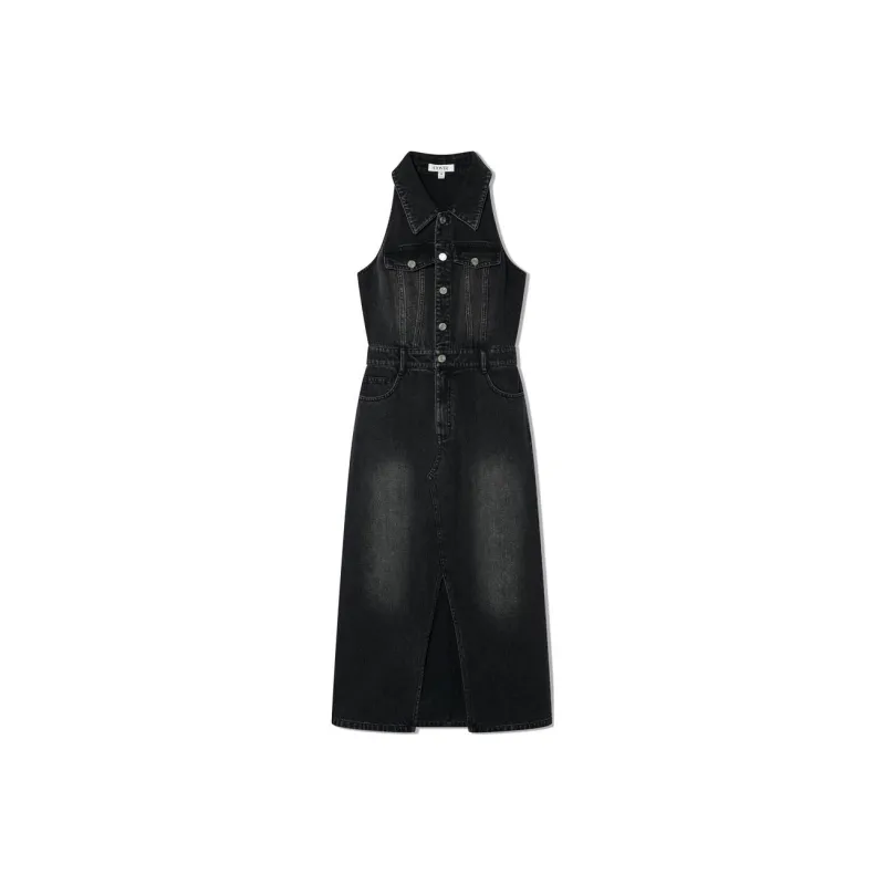 COVERINS Sleeveless Dress Women's Gray-0