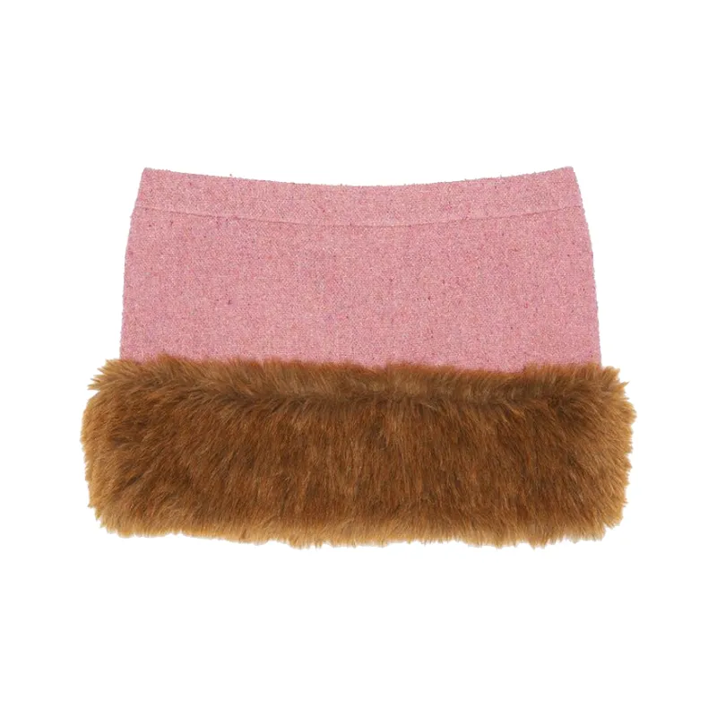 SAINT LAURENT Casual Short Skirts Women's Pink-0