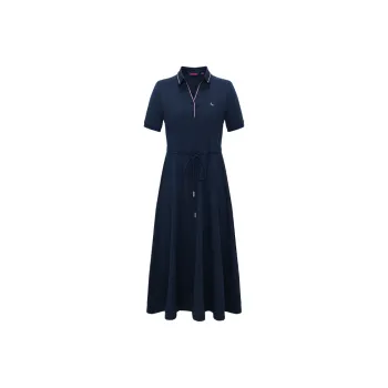NAVIGARE Short Sleeved Dress Women's Navy Blue