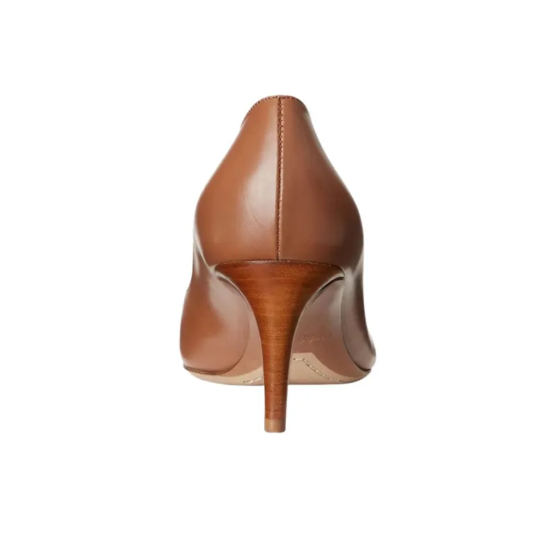 Polo Ralph Lauren Dinah Slim Heel High Heels 6cm Women's Brown-4
