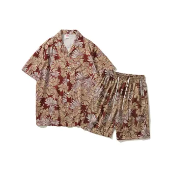 BEAR UNION Shirt Matching Set Unisex Brown