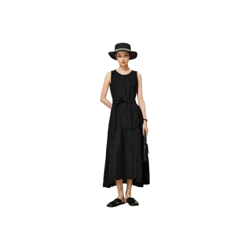 Fragment Sleeveless Dress Women's Black