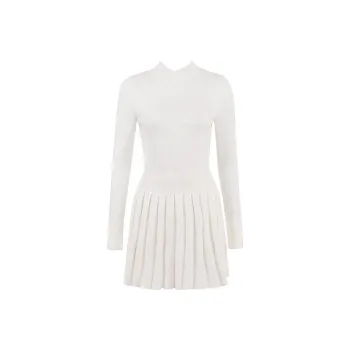 HOUSE OF CB Willow Long Sleeved Dress Women's WHITE/White