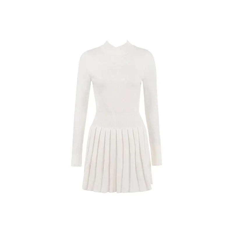 HOUSE OF CB Willow Long Sleeved Dress Women's WHITE/White-0