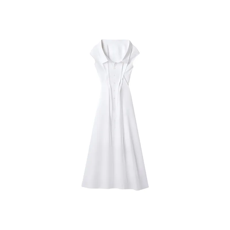 GAP Zac Posen Poplin Shirtdress Optic White-0