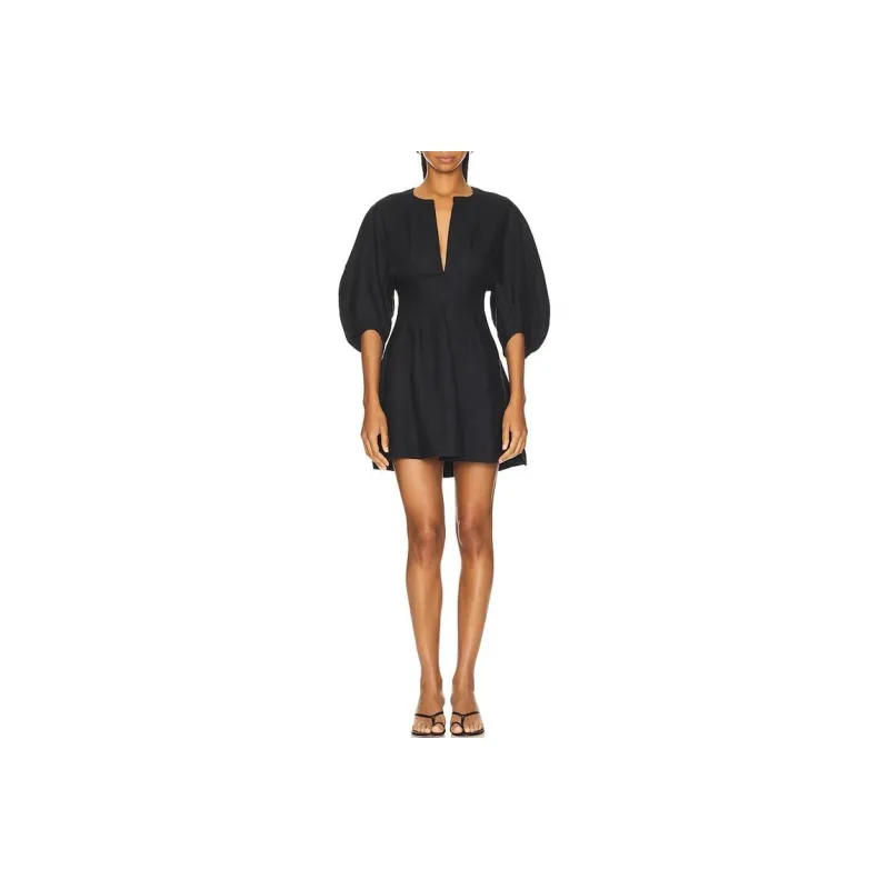 FAITHFULL THE BRAND Long-Sleeved Dresses Women's Black-0