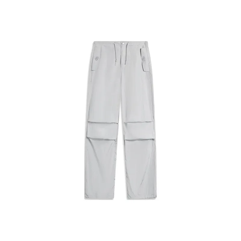 LiNing x Disney Knitted Sweatpants Women's Mist Gray-0