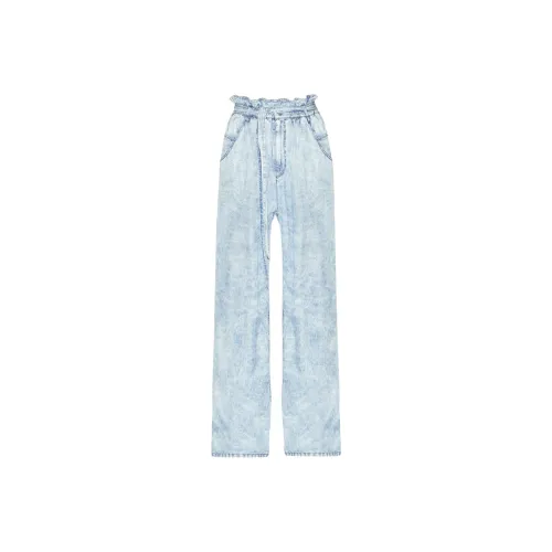 ISABEL MARANT ETOILE Priana High-Waist Wide-Leg Trousers