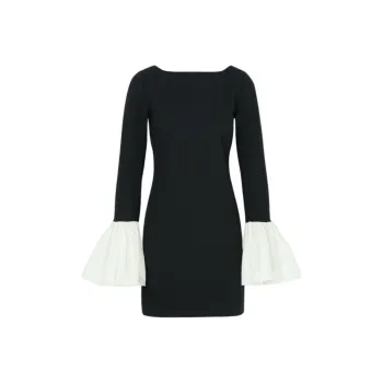 Staud Hawthorne Two tone Minidress