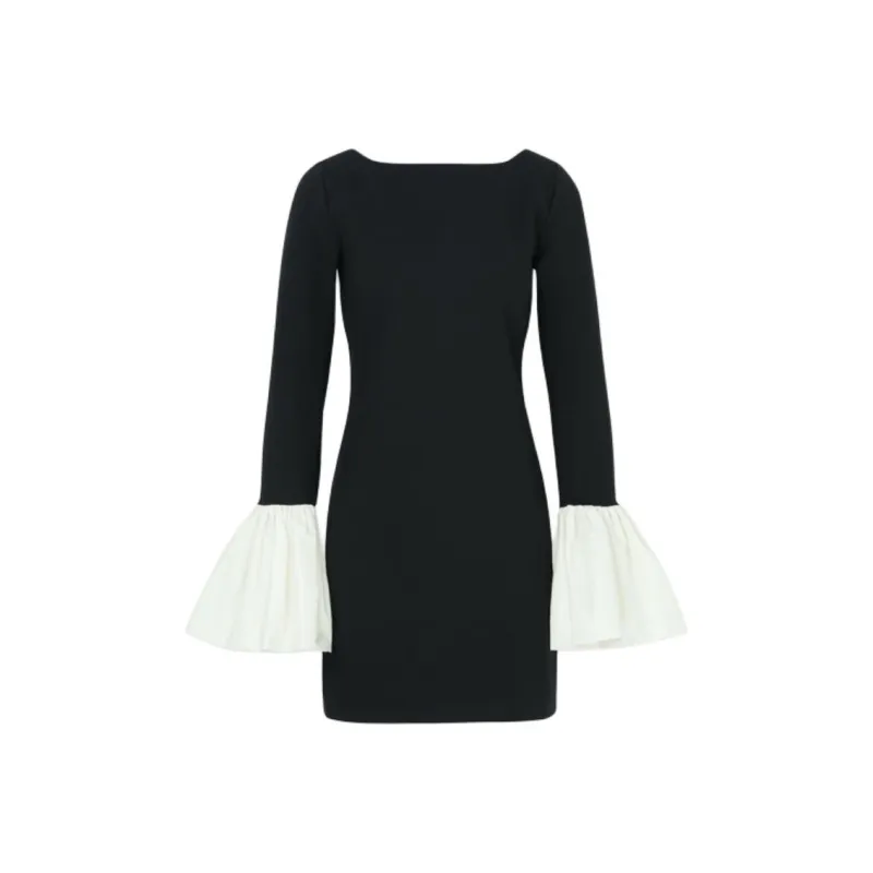 Staud Hawthorne Two tone Minidress-0