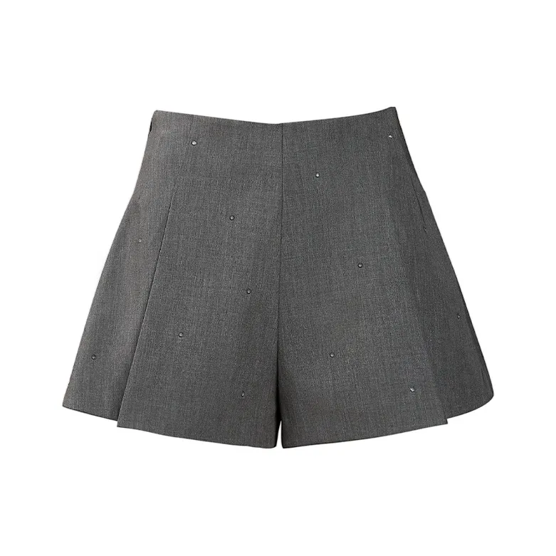 TAMMY TANGS Casual Shorts Women's Gray-0