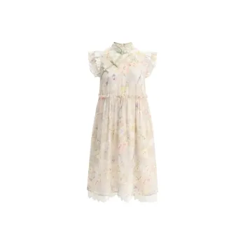 SNBL Short Sleeved Dresses Women's Apricot