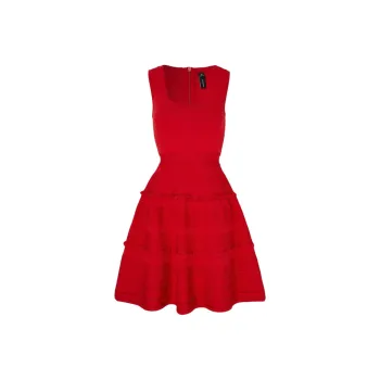 NEEDLE & THREAD Sleeveless Dress Women's Red