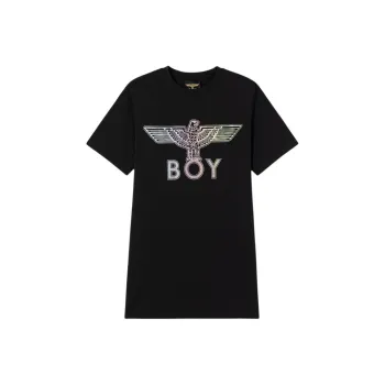 Boy London Short Sleeved Dress Women's Black