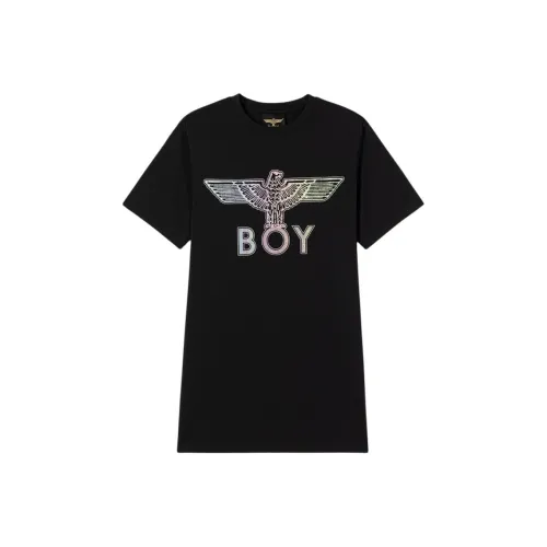 Boy London Short Sleeved Dress Women's Black