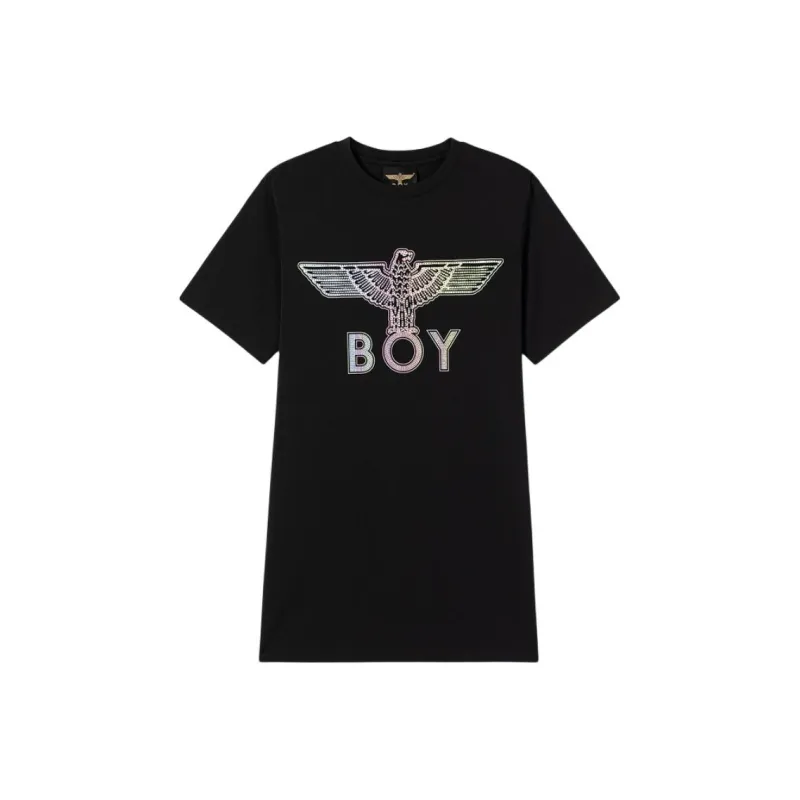 Boy London Short Sleeved Dress Women's Black-0