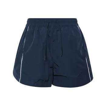 Nike Windrunner Casual Shorts Women's Military Deep Sea Blue/White